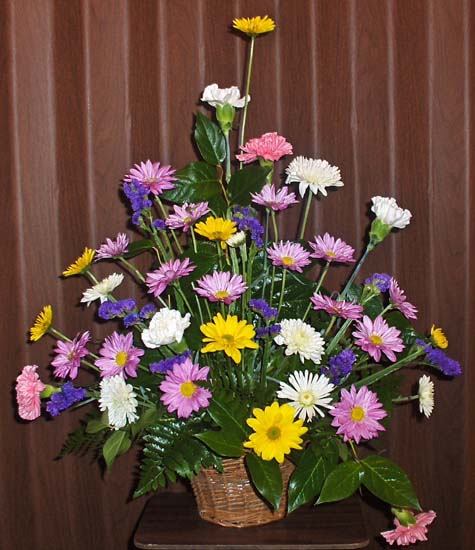 Flowers from Mike Naescher Family, Roger Myers Family, August Geigle Family, Alvina Federwitz Family