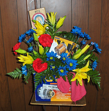 Flowers from Owen, Bonnie, Kassidy, and Kwincy, Tia, Tara, Tayta, Josh, and Families