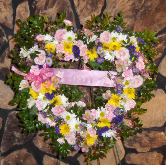 Flowers from Eva Holcomb and Family