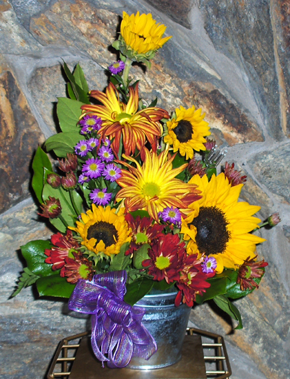 Flowers from Trevor, Christa and Family