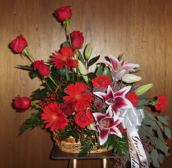 Flowers from "Grandma"  "Great-Grandma"
