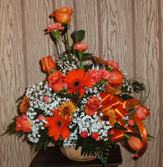 Flowers from Angie, Mike, Ashley, Hunter and Hannah