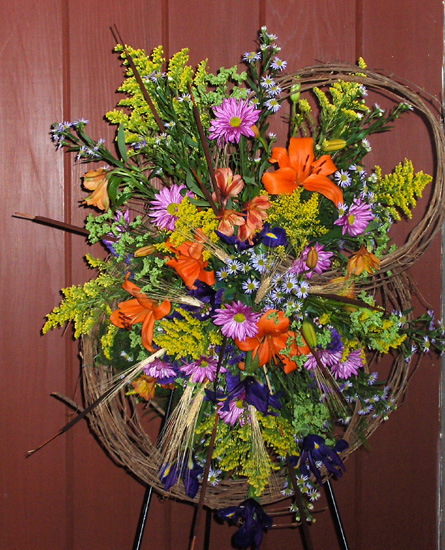 Flowers from     