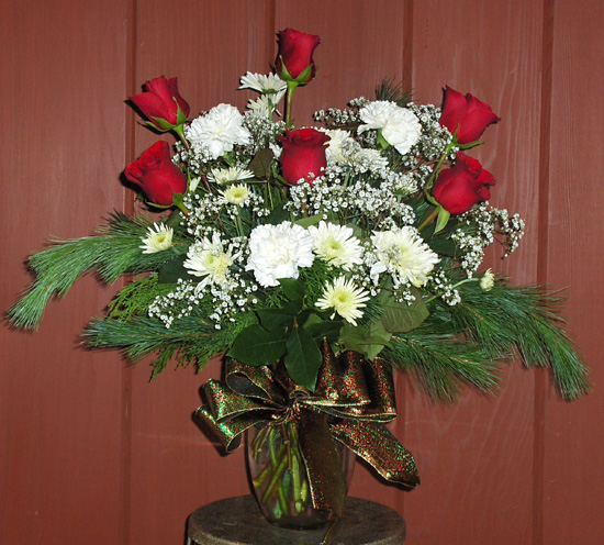 Flowers from Altru Radiology Department