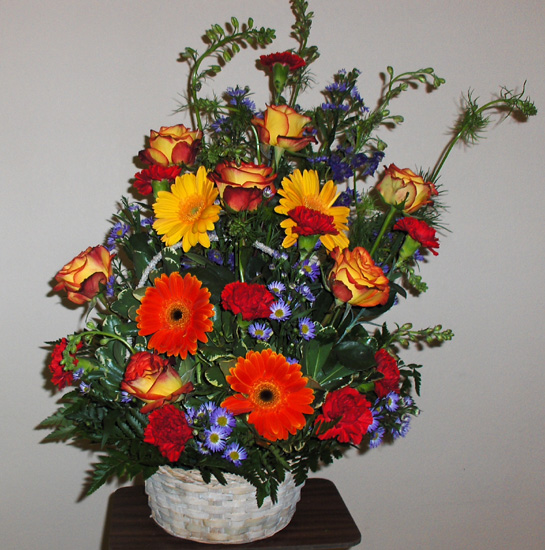 Flowers from Mike Blom