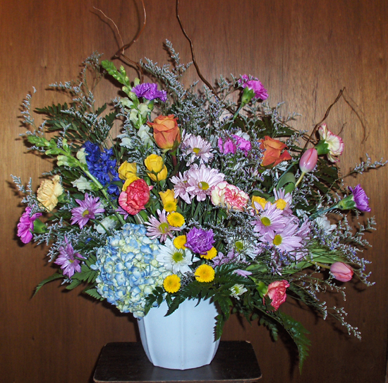 Flowers from Larry, Jean, Leah, and Travis Larson