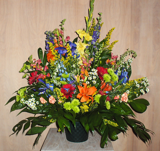 Flowers from Margaret, David & Dale Crawford