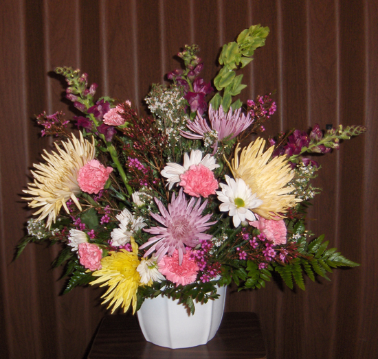 Flowers from South Shore Trinity Lutheran Church Staff