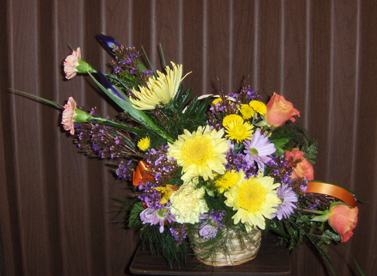 Flowers from Sue Eisenbraun, Wendy, Jorin, Becky, Will, Jami, JT and Family