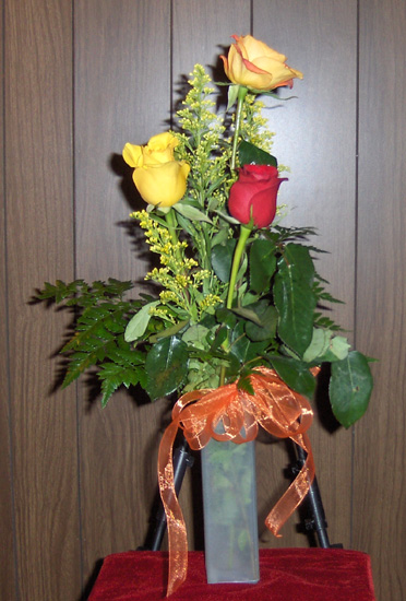 Flowers from Kenneth & Frances Lanning and Frances Brook