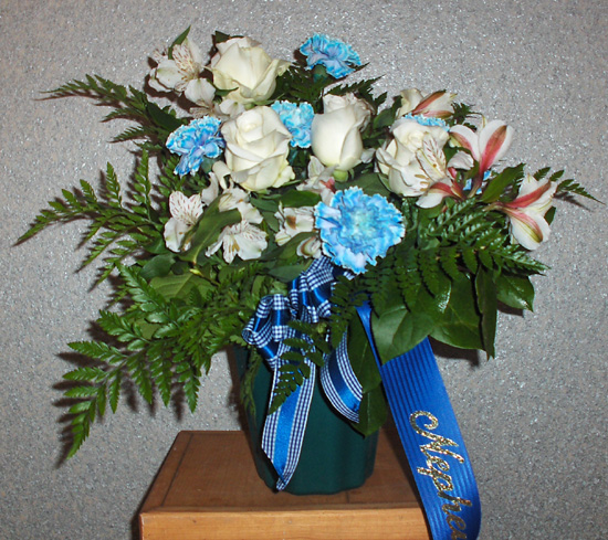 Flowers from Cindy, Duane, Judy, James and David