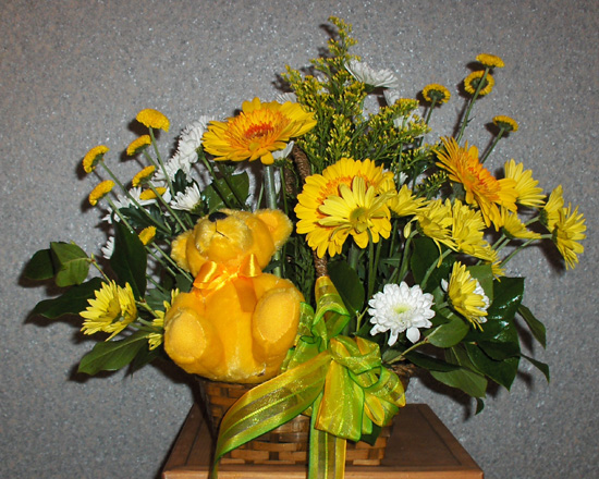 Flowers from Angelo & DeLaine, Kelli & Heather and Joey Aldentaler Family