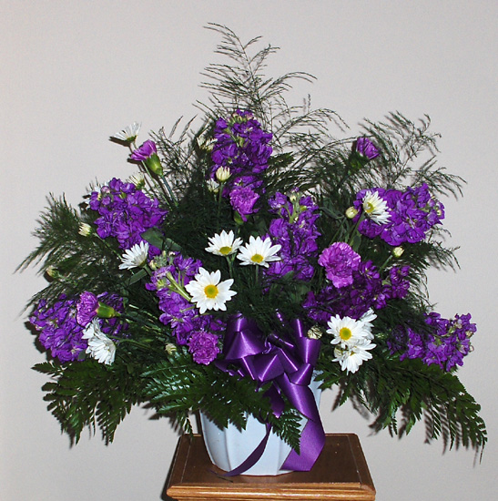 Flowers from Diana Easley, Arlene Reeves and Herman Reeves