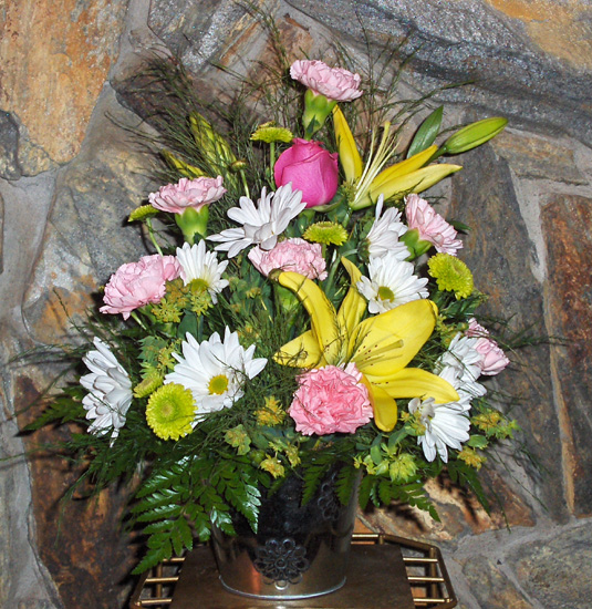 Flowers from Doug & Nancy Thorson, Ed & Mary Lawrence