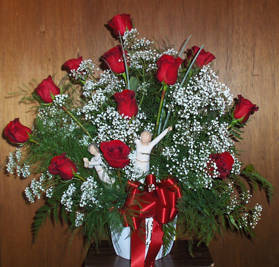 Flowers from Sylvia & LeRoy Huber, Jean & Don Hennies, Bob & Verona Evans