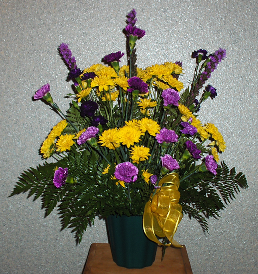 Flowers from Russ & Barb Logan and Family