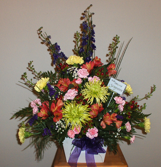Flowers from Suzie & Kurt and Family, Carol & Jeff and Family, John, Jane and JD