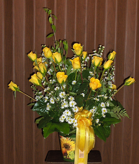 Flowers from   