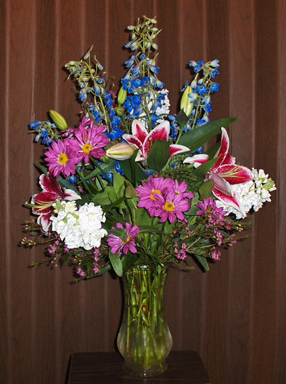 Flowers from Bobby & Robert, Marilyn, Deb & Randy