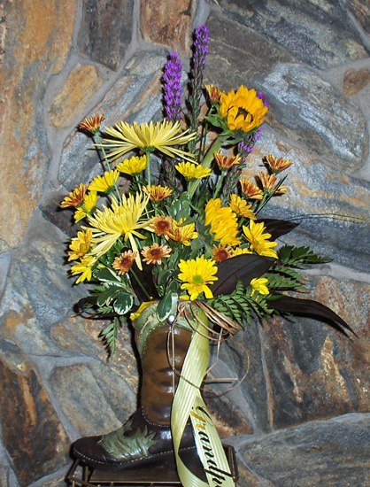 Flowers from "Great-Grandpa"