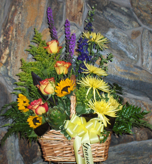 Flowers from "Grandpa"