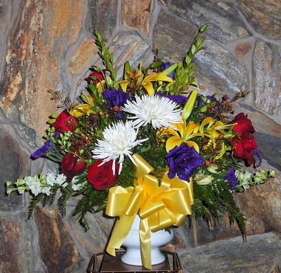 Flowers from Scotchman Employees
