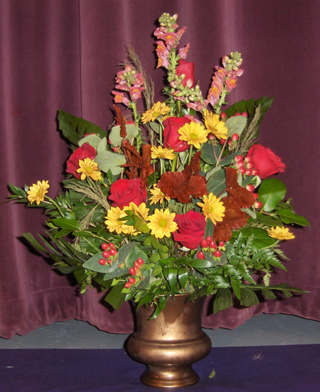 Flowers from Konst Machine and Welding and Employees - Jeff and Lori Konst and Family