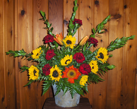 Flowers from Friends and Family at Goodwill Industries