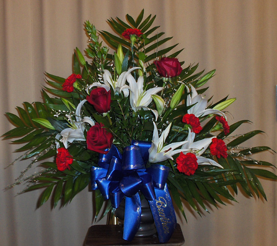Flowers from Brother David and Mae