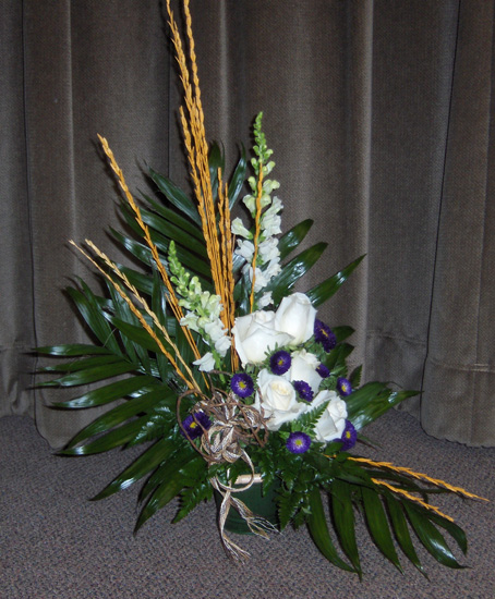 Flowers from Haakon School Board