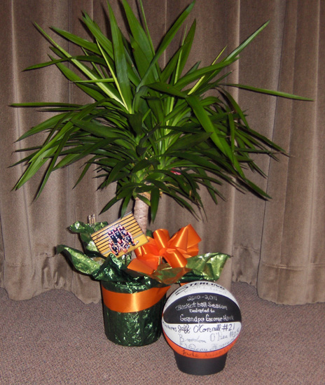 Flowers from Jeff O'Connell and Family, PHS Boys Basketball