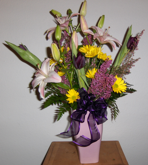 Flowers from Lara, Taye and Terrell Wooley