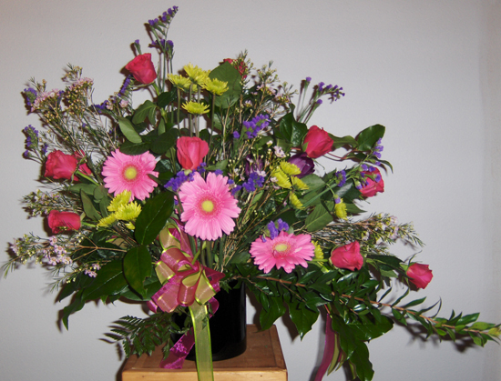 Flowers from Merlin, Betty and Lisa Crown, Mike & DeAnna Hauge and Family