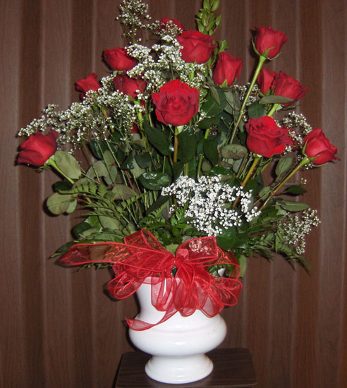 Flowers from Rick & Patt Hustead, Teddy & Karen Hustead, and Marjorie Hustead