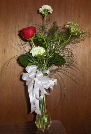 Flowers from Silverleaf Residents and Staff