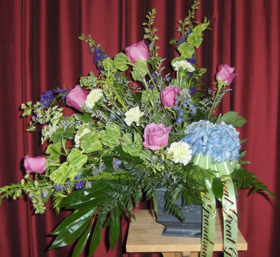 Flowers from "Great-Grandma"  "Great-Great-Grandma"