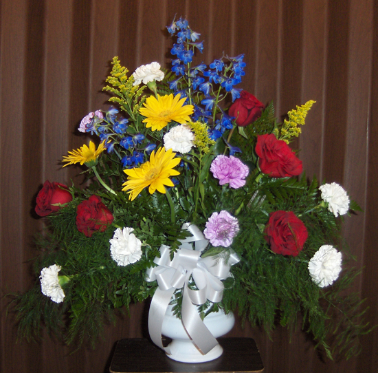 Flowers from Art, MaryBeth, and Walt Eggers