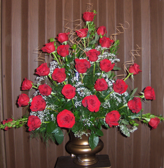 Flowers from Rick & Patt Hustead, Teddy & Karen Hustead, and Marjorie Hustead and the Rest of the Wall Drug Gang