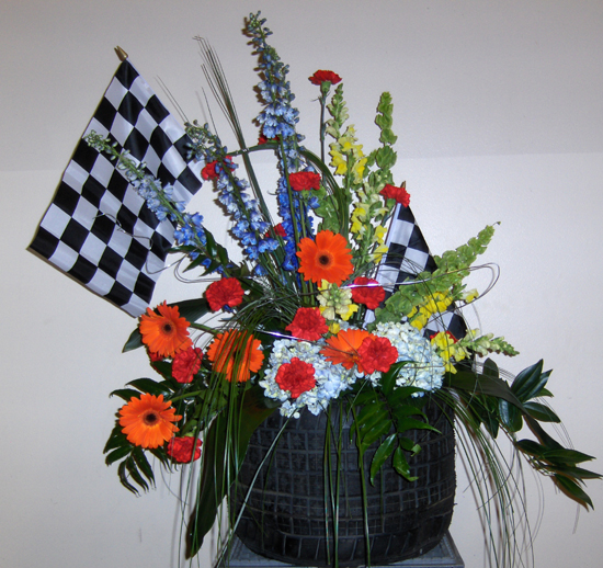 Flowers from Black Hills Speedway and the Liebig Family