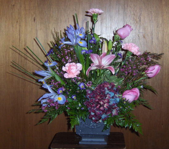 Flowers from FIR Group Home