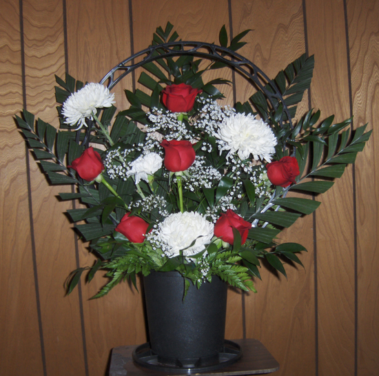 Flowers from Jones County School Board and Administration