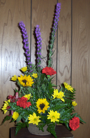Flowers from Senior Class of 2011