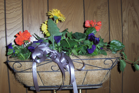 Flowers from Tom, Jody and Chuck Lebeda