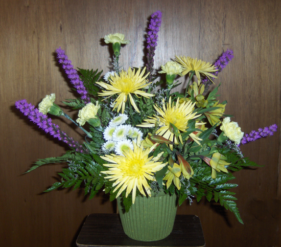 Flowers from Kirby, Nancy, Jamie, John and Jackie
