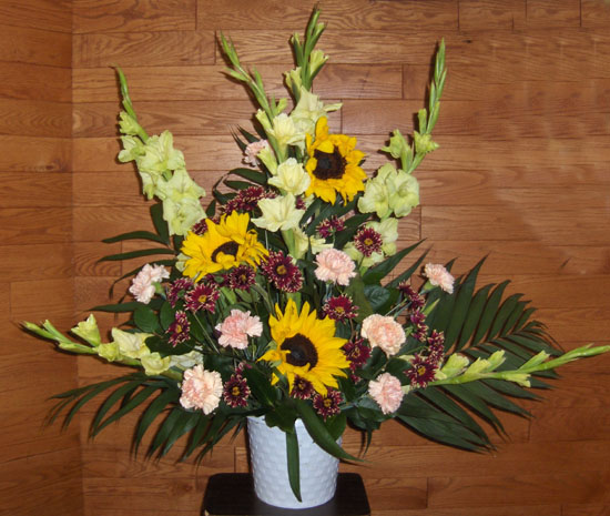 Flowers from Alice Jeitz, Ron, Bernie and Bob