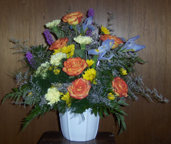 Flowers from Gene & Betty Roach and Family