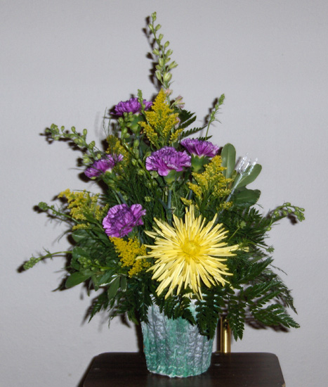 Flowers from Martin Housing Authority Board of Commissioners  Tammy and Jeff