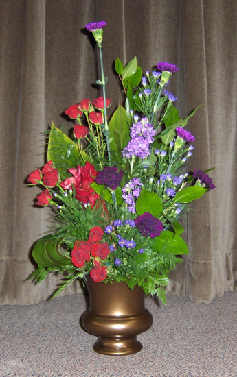 Flowers from The Red Hats of the 50's
