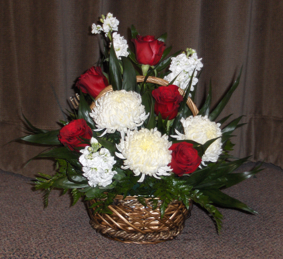 Flowers from Steve, Helen, Madeline, and Andrew Parke