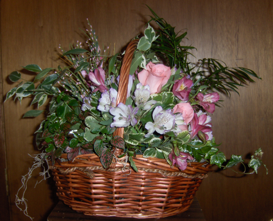 Flowers from Friends at Alpine Bank